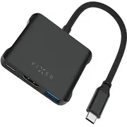 Fixed Quadri 2X Usb-C 1X Hdmi  Usb-A 2.0 3.2 Gen2 3.1 Gen1 Fixhu-Qr-Bk 8591680183678