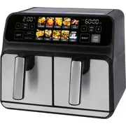 Proficook Pc-Fr 1287 H Double 8 L Stand-Alone 2200 W Hot air fryer Black, Stainless steel  4006160128703 Agdpfofry0004