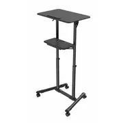 Gembird Mobilny stolik z kółkami regulacja wysokości Black  Tvs-Desk-01-Bk 8716309134187