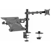 Gembird Adjustable desk mount with monitor arm and notebook tray  Ma-Da-03 8716309126083 Tvagemuch0031