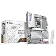 Gigabyte X870E Aorus Elite Wifi7 Ice  Processor family Amd socket Am5 Ddr5 Supported hard disk drive interfaces Sata, M.2 Number of Sata connectors 4 A 4719331871529