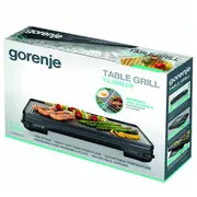 Gorenje  Grill Tg2000Lcb Table 2000 W Black 3838782178467