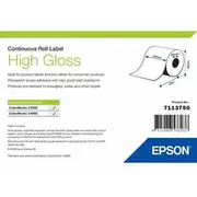 High Gloss Label Continuous Roll 102Mm X 33M  7113750 8715946740751