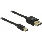 Kabel Delock Displayport Mini - 2M Black 84928  4043619849284