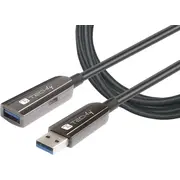 Kabel Usb Techly Usb-C - 20 m Black Icoc U3Amf-Hy-020  8051128108217