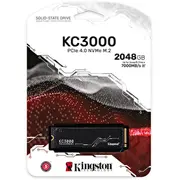 Kingston Technology 2048G Kc3000 M.2 2280 Nvme Ssd  Skc3000D/2048G 0740617324242