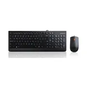 Lenovo  Usb Combo Keyboard Mouse 300 and English 1.8 m Black Wired Via Gx30M39606 190793628601