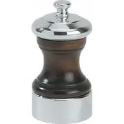 Młynek do przypraw Peugeot pieprzu 10 cm Bistro posrebrzany mosiądz z drewnem  4006950019570