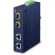 Planet Ip30 2X Ge to 2-Port Sfp Media Converter  Igt-2205At 4711605285919
