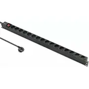 Qoltec Power strip for Rack 16A Pdu,16Xschuko,Vertical  54605