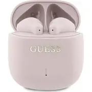 Słuchawki Guess Bluetooth headphones Gutwsj14Esgp Tws  docking station pink/pink Printed Classic Logo 3666339294809