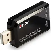 System przekazu sygnału Av Lindy 38331 przedłużacz Nadajnik i transceiver Black  4002888383318