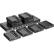 System przekazu sygnału Av Techly Extender Hdmi 1X8 4K30Hz do 40M przez kabel sieciowy Kat6 Ir Poc  Tly368505 8059018368505