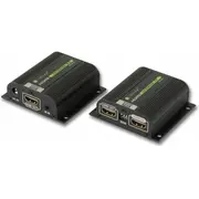 Techly 100709 Hdmi Extender over twisted pair Cat6 / Cat6A Cat7 Rj45, up to 40M, Edid, Ir, Poe/Poc  8051128100709 Net-Wrpa-Teh-008