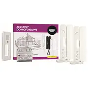 6025/402 Urmet Zestaw domofonowy z dwoma przyciskami wywołania, podtynkowy  5903878054760