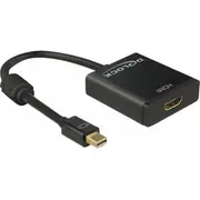 Adapter Av Delock Displayport Mini - Hdmi Black 62611  4043619626113