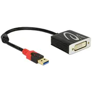 Adapter Usb Delock Usb-A - Dvi Black  62737 4043619627370