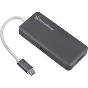 Silverstone Sst-Ep14C - Usb 3.1 Typ-C Gen1 auf Hdmi, 3X Gen 1 Type-A, 1X Type-C Pd 2.0 charging  4710007226612