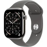 Apple Watch Series 11 Gps  Cellular 42Mm Natural Titanium Case with Stone Gray Sport Band - S/M Mf8M4Zr/A 195950629408 163050