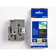 Brother Tapes Tze354 24Mm black/gold  4977766685825