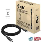 Club 3D Club3D Kabel Usb4 Gen3X2 Typ C 8K60Hz Uhd Power Delivery 240W, M/M, 300Cm  Cac-1579 8719214472856