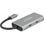 Delock 2X Usb-C  Usb-A 3.2 Gen2 63260 4043619632602