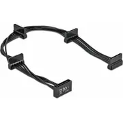 Delock Kabel Power Sata 15 Pin St  4X Bu 40Cm 60395 4043619603954