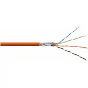 Digitus Category 7 installation data cable, S/Ftp, Dca, solid conductor, Awg 23/1, Lsoh, 500 m, reel, orange  Dk-1743-Vh-5 4016032353997 Akassks70000002