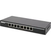 Digitus 8-Port 10/100/1000 Mbps Poe Gigabit Desktop  Dn-95340 4016032390596