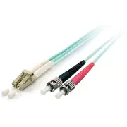 Equip Patchcord światłowodowy Lc - St Multimode Duplex Om3, 0.5M 255219  4015867170540