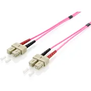 Equip Patchcord światłowodowy Sc - Multimode Duplex Om4, 1M 255521  4015867178713