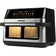 G3 Ferrari G10223 fryer Double 12 L Stand-Alone 2200 W Hot air Black, Stainless steel  8055176404819 Agdg3Fpzz0008