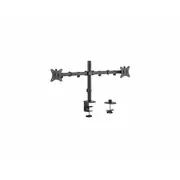 Gembird Adjustable desk 2-Display mounting arm Rotate, tilt, swivel, 17 inches-32 inches, up to 9 kg  Ma-D2-01 8716309126076 Ajgemm000000009