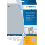 Herma Etykiety foliowe A4, do zastosowań na zewnątrz, 210 x 297 mm, folia matowa srebrna, 25 szt. 4224  4008705042246