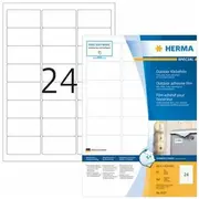 Herma Etykiety foliowe zewnętrzne odporne na warunki atmosferyczne A4, 63,5 x 33,9 mm, białe, wyjątkowo silna przyczepność, rozciągliwe - 9537  4008705095372