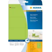 Herma Etykiety kolorowe A4, papier matowy jaskrawy Green, 160 szt 5147  4008705051477