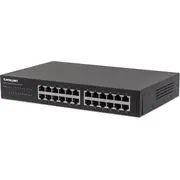 Intellinet Network Solutions Gigabit 24X 10/100/1000 Rj45 Desktop/Rack 561273  0766623561273