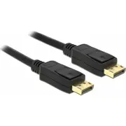 Kabel Delock Displayport - 7M Black 84860  4043619848607