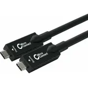Kabel Usb Microconnect Usb-C - 10 m Black Usb3.2Cc10Op  5704174888543