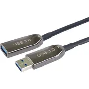 Kabel Usb Premiumcord Usb-A - 10 m Black Ku3Opt10  ku3opt10 8592220021665