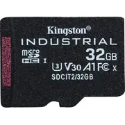 Karta Kingston Industrial Microsdhc 32 Gb Class 10 Uhs-I/U3 A1 V30 Sdcit2/32Gbsp  0740617321067