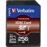 Karta Verbatim Premium Sdxc 256 Gb Class 10 Uhs-I/U1  44026 023942440260