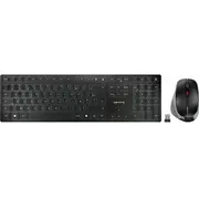 Klawiatura  mysz Cherry Dw 9500 Slim klawiatura Dołączona myszka Rf Wireless Bluetooth Azerty francuski Black Gray Jd-9500Fr-2 4025112091933