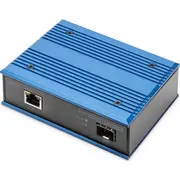 Konwerter światłowodowy Digitus Dn-652103-1 konwerter sieciowy 1000 Mbit/S Multifunkcyjny, Pojedynczy Black, Blue  4016032488200