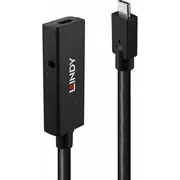 Lindy Cable Usb-C 3.2 Extension 5M Black  43364 4002888433648