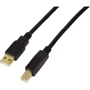 Logilink Usb-B 15.0M black  Ua0265 4052792039290
