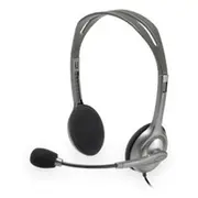 Logitech  Stereo headset H111 Built-In microphone 3.5 mm Grey 981-000593 5099206057340