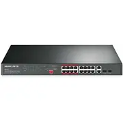 Mercusys switch Ms120Gp 16Xgbe,14Xpoe,2Xgbe/Sfpcombo,192W  6957939003777