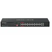 Mercusys switch Ms128Gp 24Xgbe,24Xpoe,2Xgbe,2Xsfp,295W  6957939003791