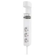 Neomounts  Desk socket with clamp and Usb-C Usb-A ports - Quick charge Ds22-840Wh6 8717371449360